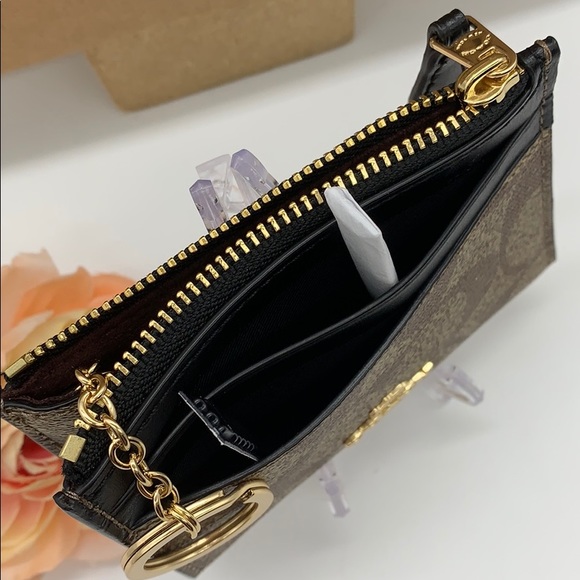 Mini Skinny Id Case In Signature Canvas - Picture 11 of 16